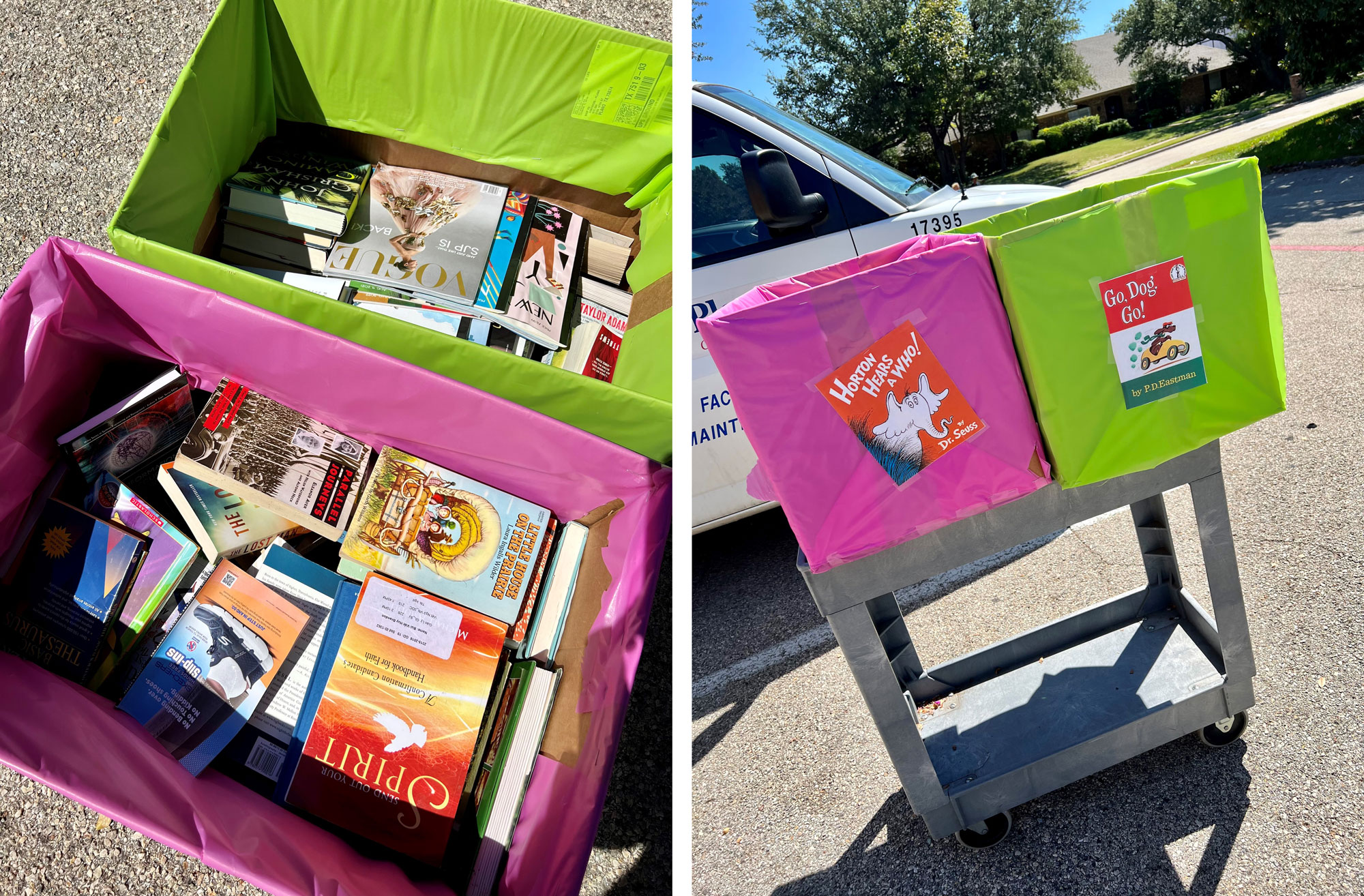 Fortress Solutions Plano Public Library Book Drive Books